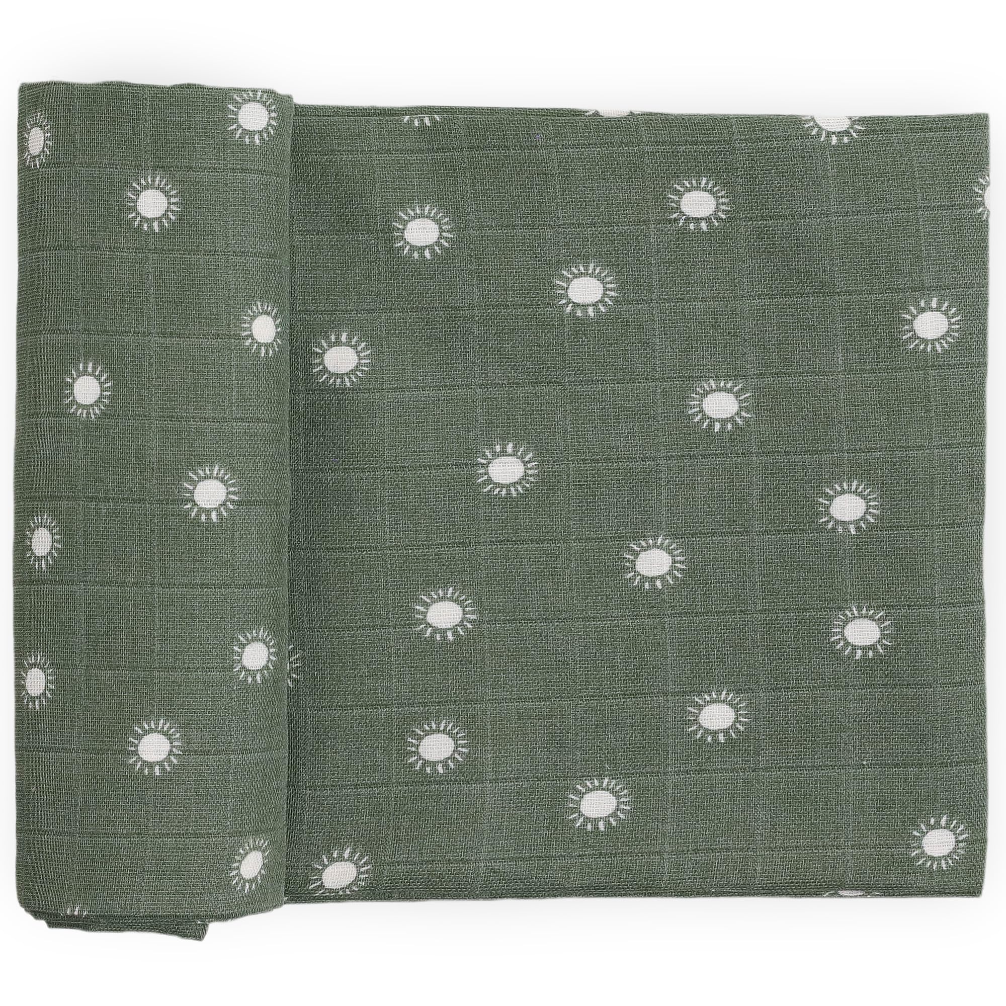 Little Unicorn Muslin Swaddle Blanket for Newborns &amp; Infants | Soft &amp; Breathable Fabric | Baby Blanket for Swaddling, Nursing, Shower Gifts (Sage Suns)