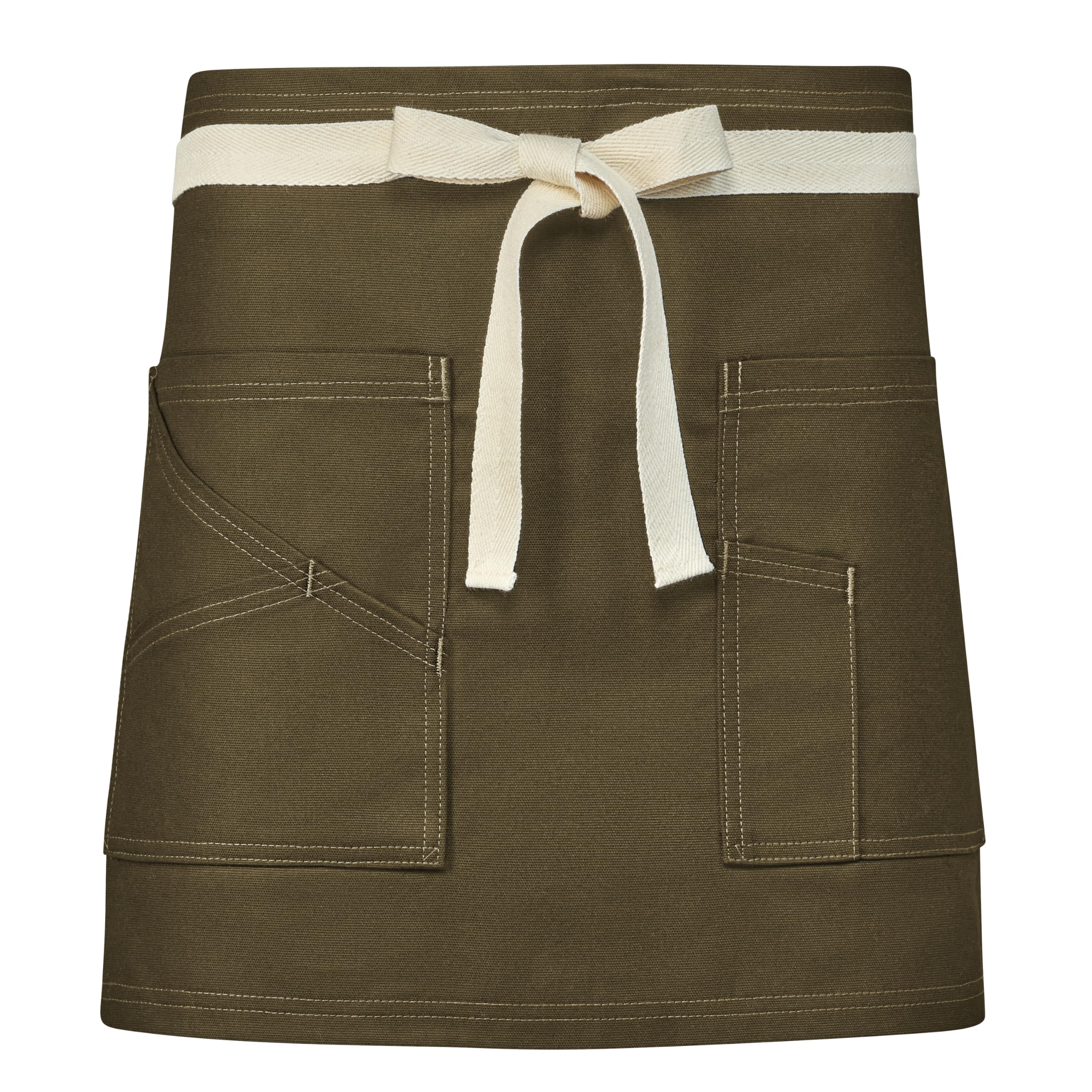 Unisex Flex Strap Utility Waist Apron by Red Kap – 27W x 15L, Polyester, Coffee, Model TTW2CO 27 15