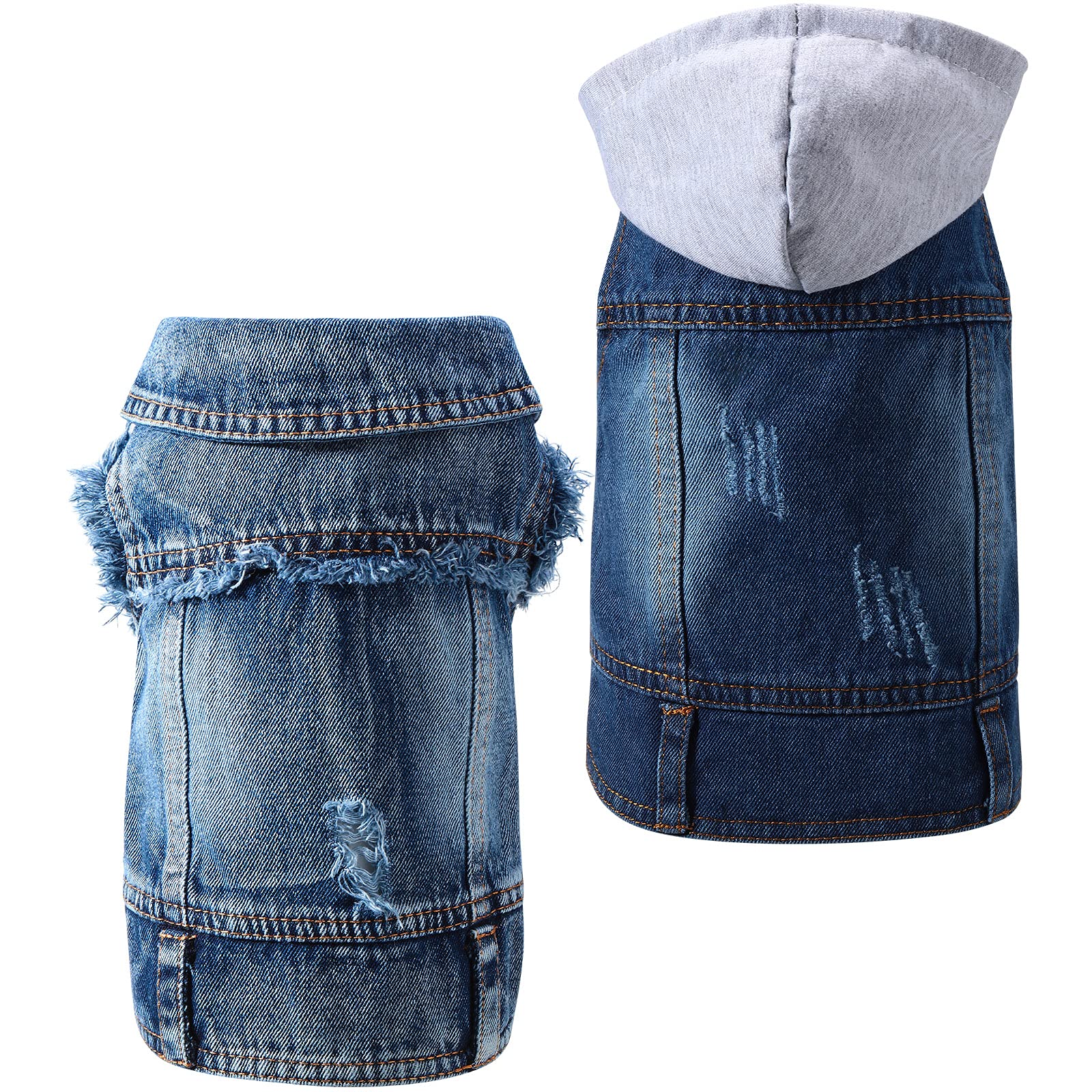 dog jean jacket amazon