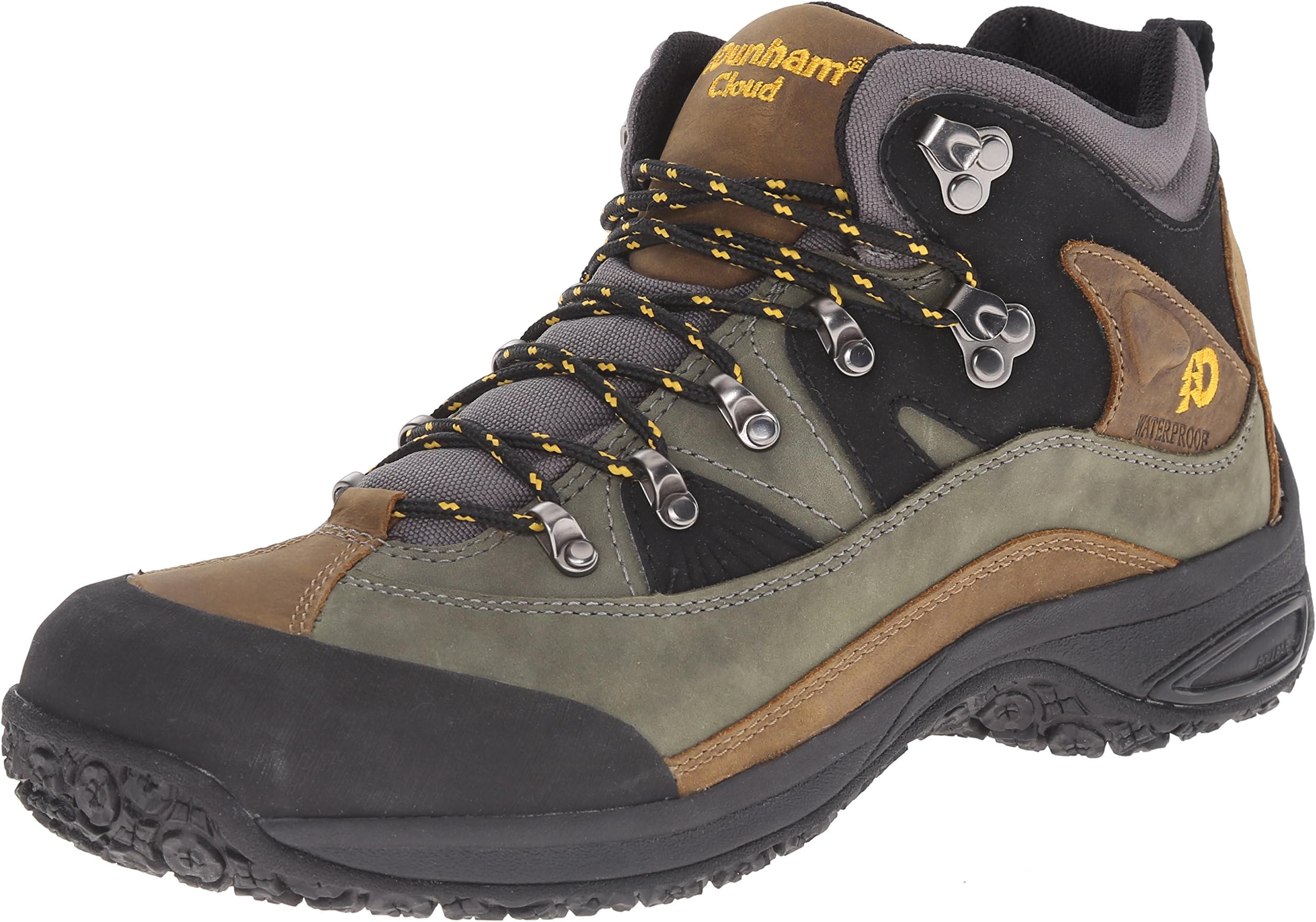 Men's Cloud Mid Cut Waterproof Boot,Grey,10.5 2E US