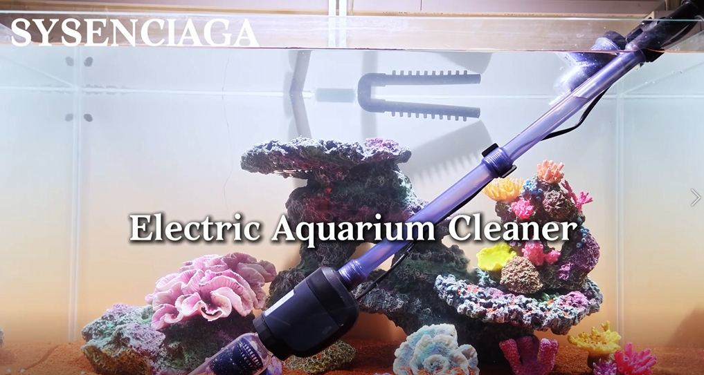 SYSENCIAGA Electric Aquarium Vacuum Gravel Cleaner, 36W Electric Fish Tank Cleaning Tools with Strong Suction for Automatic Water Change Algae Filter Water Circulation Wash Sand 580GPH (Black) - image 7