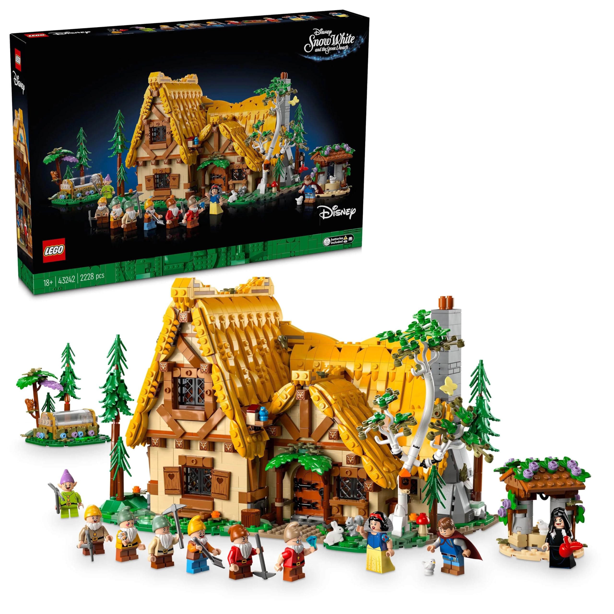Lego Disney 43242 - Biancaneve e il cottage dei sette nani