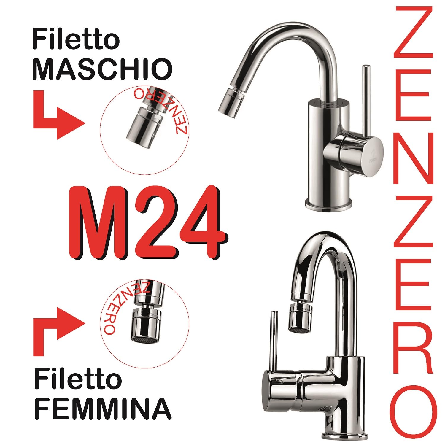 Rubinetto Fontanella Boutt POUS Con Pulsante A Spinta - Attacco Maschio 15x21, Pressione 7 Bar