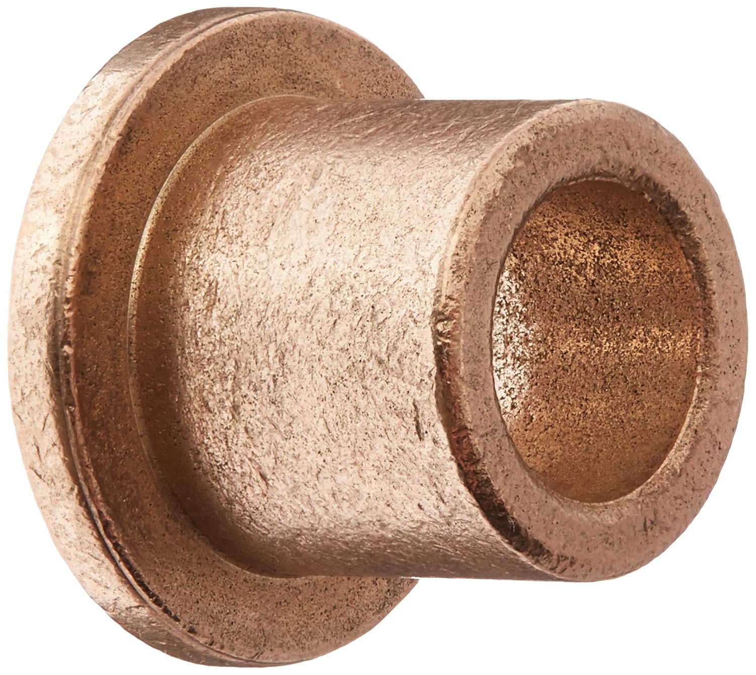Bunting Bearings Flanged Metric Bearings, Powdered Metal, SAE 841, 10.0 mm Bore x 15.0 mm OD x 21.0 mm Length x 16.0 mm Flange OD x 3.0 mm Flange Thickness (Pack of 5) (FFM010015016A5)