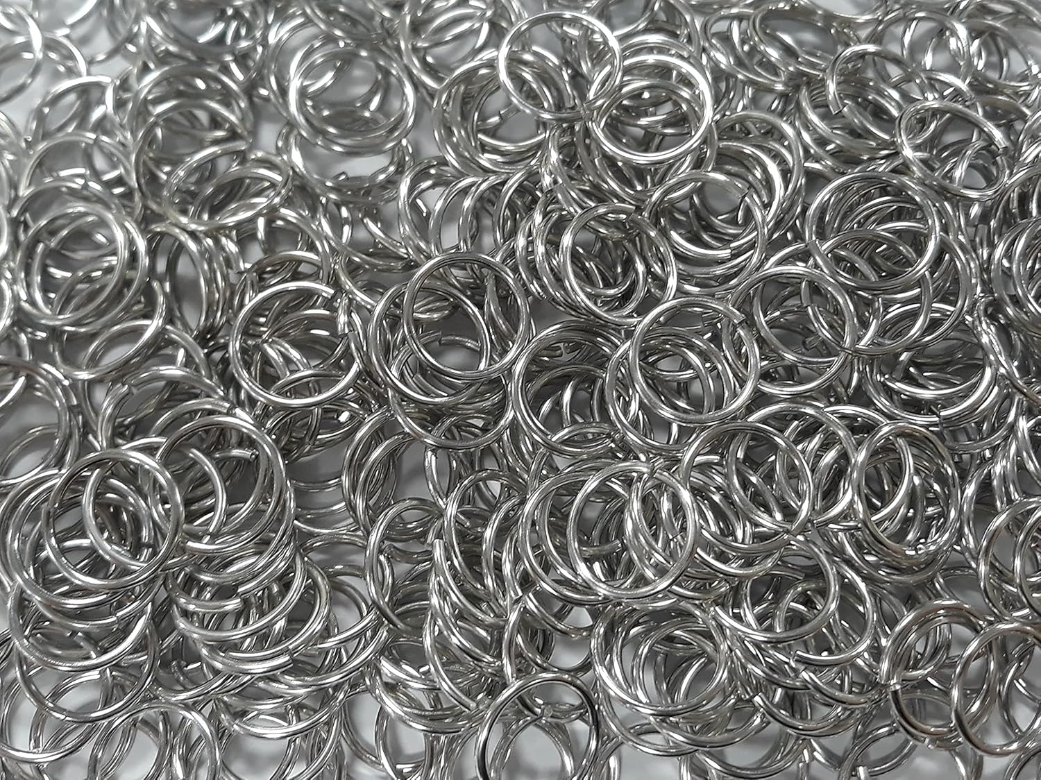 1 Pound Bright Aluminum Chainmail Jump Rings 14G 5/8" ID
