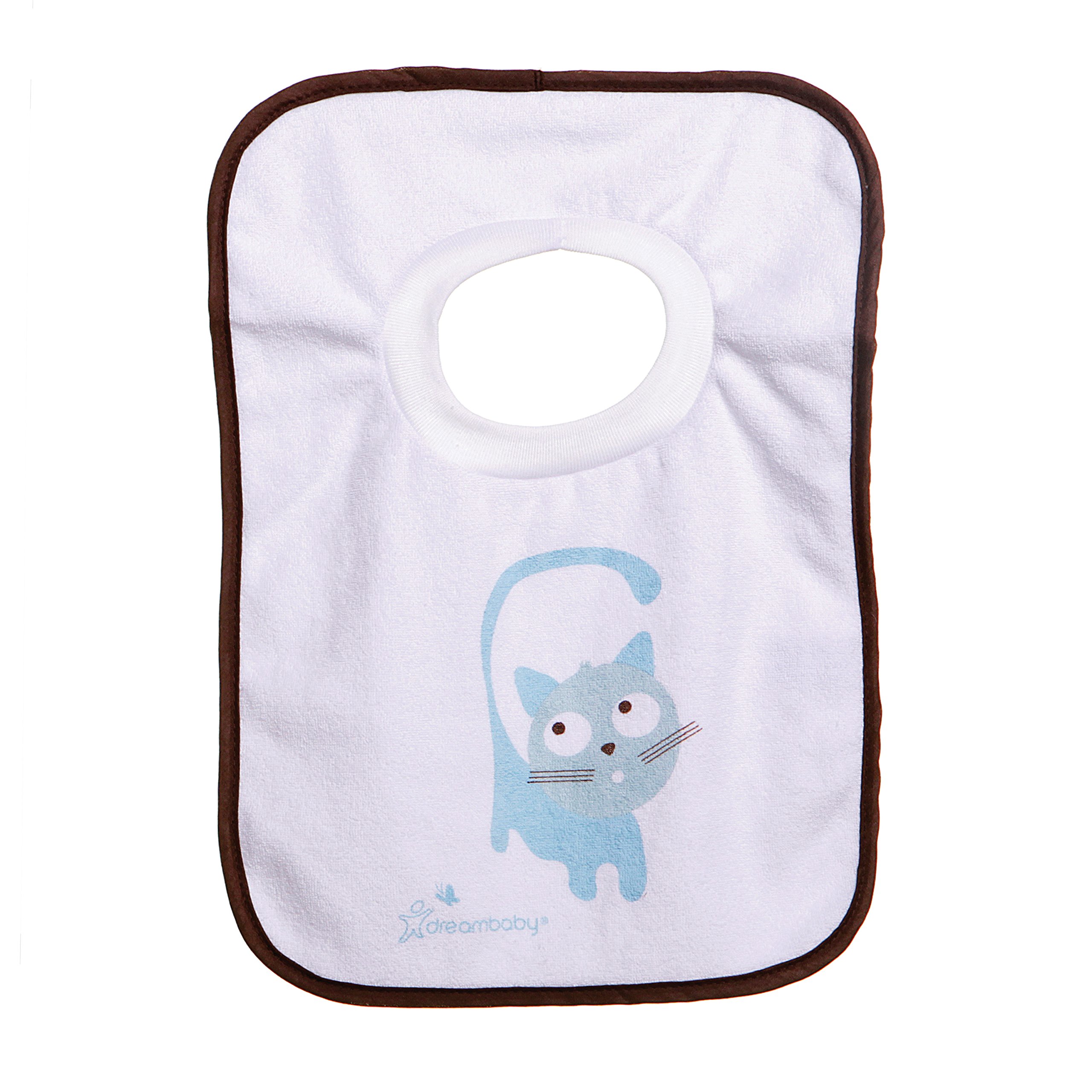 Dreambaby Terry Cloth Pull-Over Bibs, Farm Animals, 4-Pack