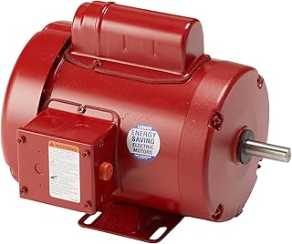 Leeson 110087.00 General Purpose Agricultural Motor, 1 Phase, 56 Frame, Rigid Mounting, 3/4HP, 1800 RPM, 115/208-230V Voltage, 60Hz Fequency