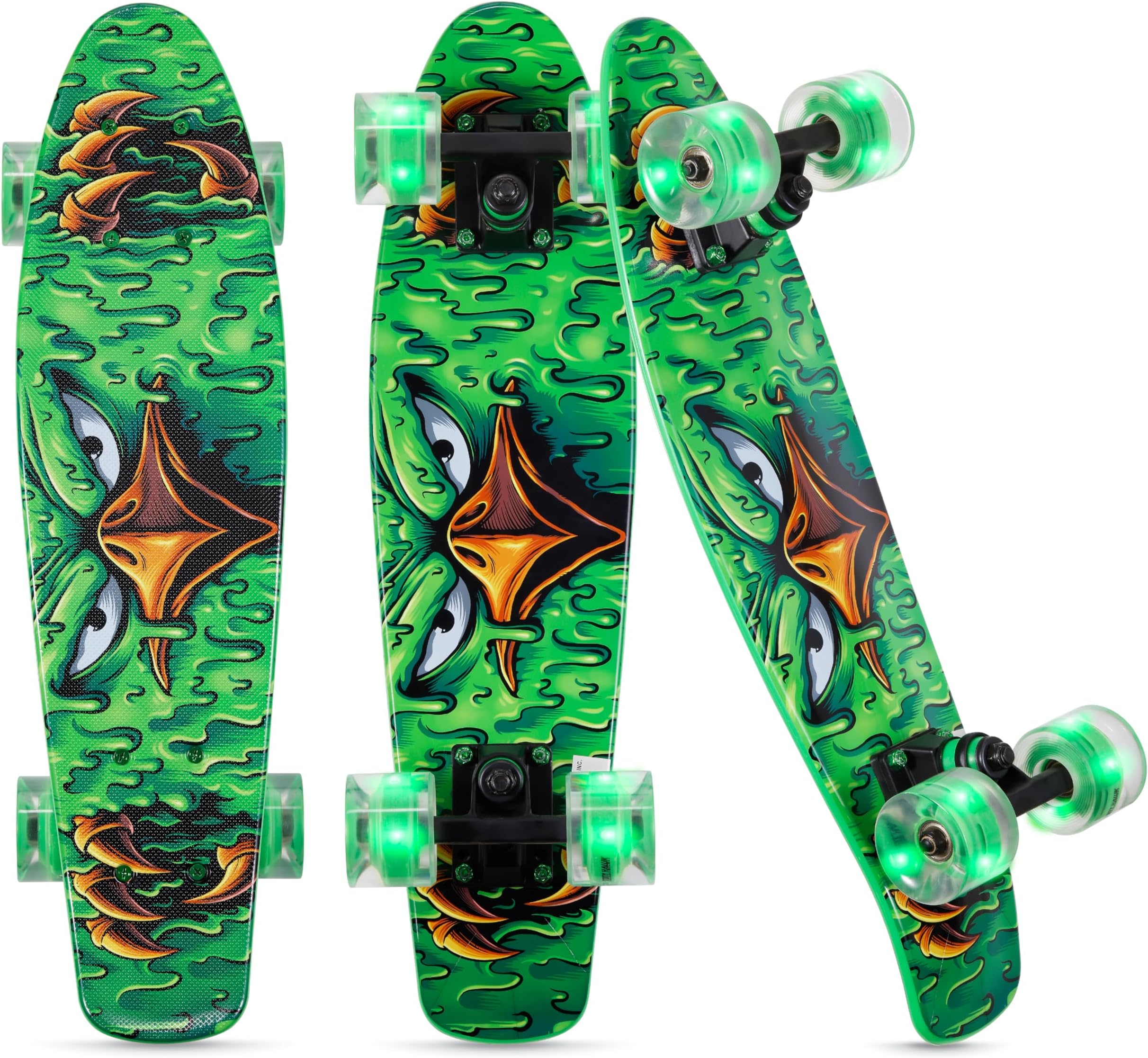 Tony Hawk 31 inch Skateboard, Tony Hawk Signature Series 3, 9-ply Maple Deck Skateboard for Cruising, Carving, Tricks and Downhill