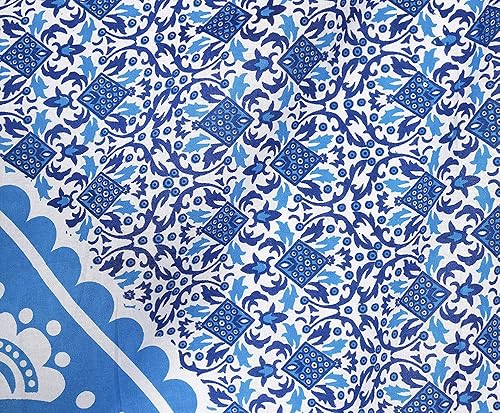 Vista 177 de Popular Handicrafts Tapestry Wall Hanging Hippie Ombre Mandala Bohemian HippyMetallic Shine Intricate Indian Tapestries Bedspread 84 x 90 Inches