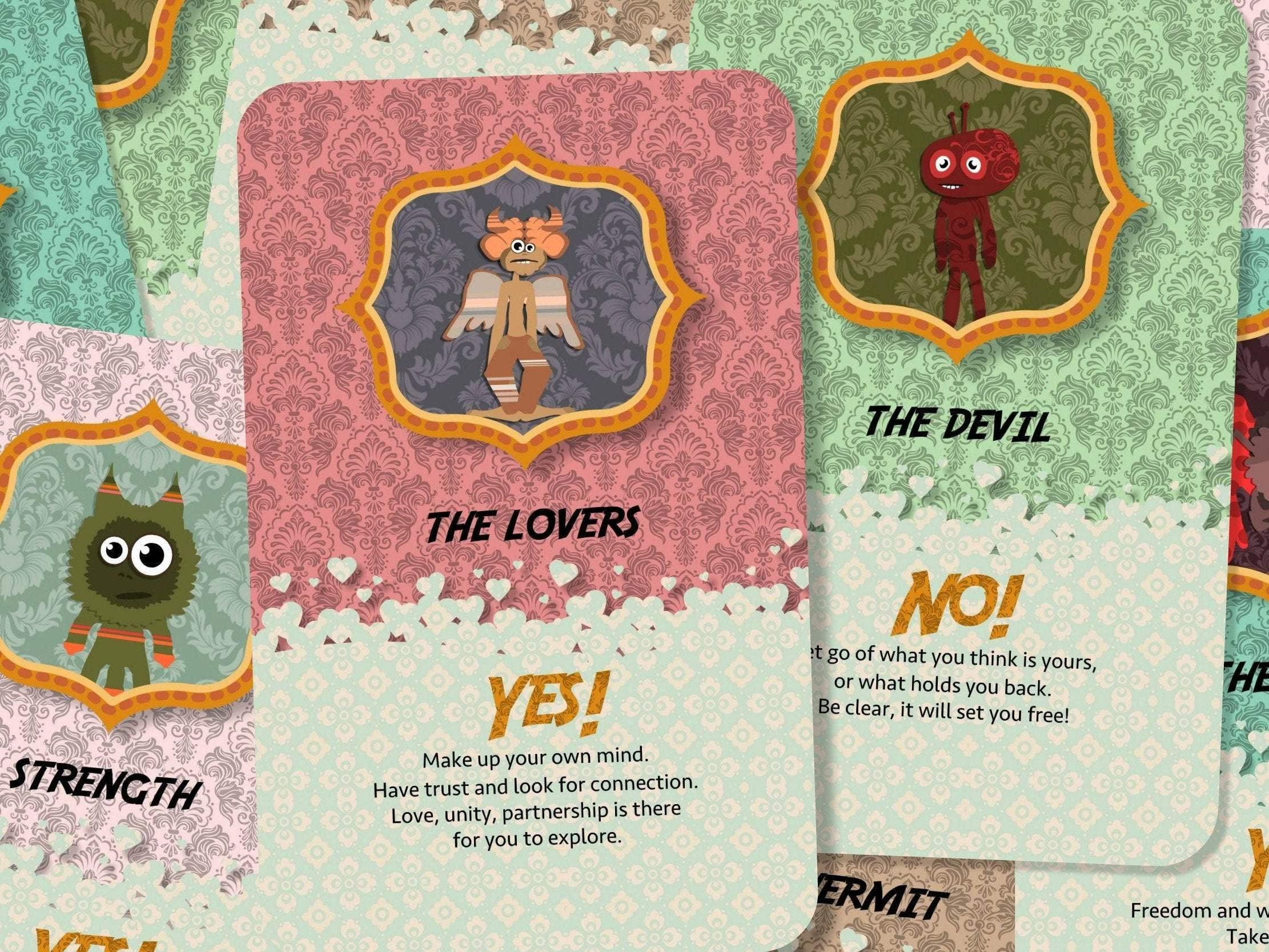 Love Monster Tarot - Yes No - Major Arcana