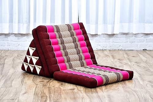 Miniatura 6 de Leewadee - Cojín Tailandés plegable para el suelo con respaldo para TV sala de estar colchón para exterior 657 x 209 x 118pulgadas Kapok
