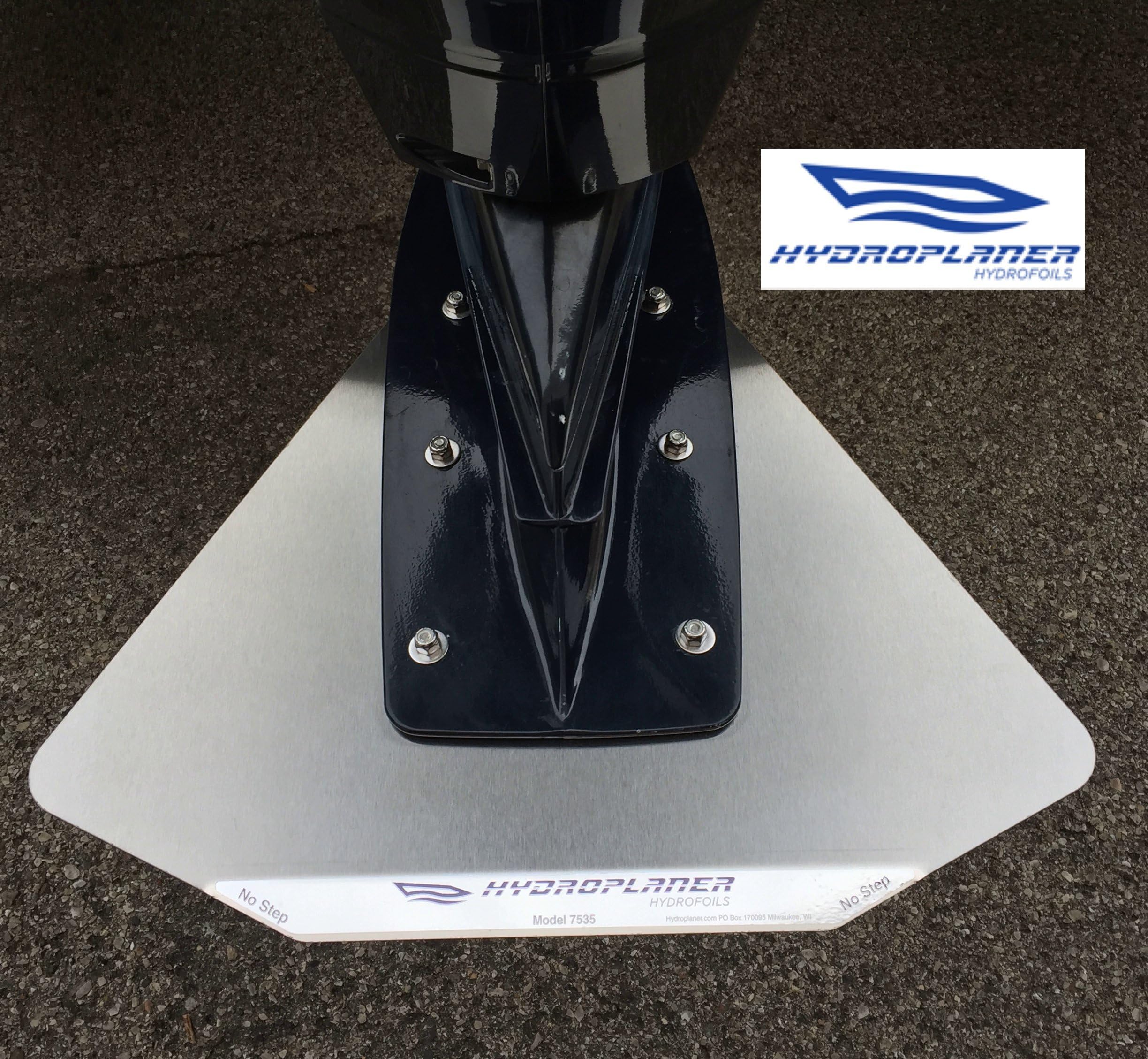 Hydroplaner Stainless Steel Hydrofoil Stabilizer 40-70 Horsepower Outboards (Made in USA)