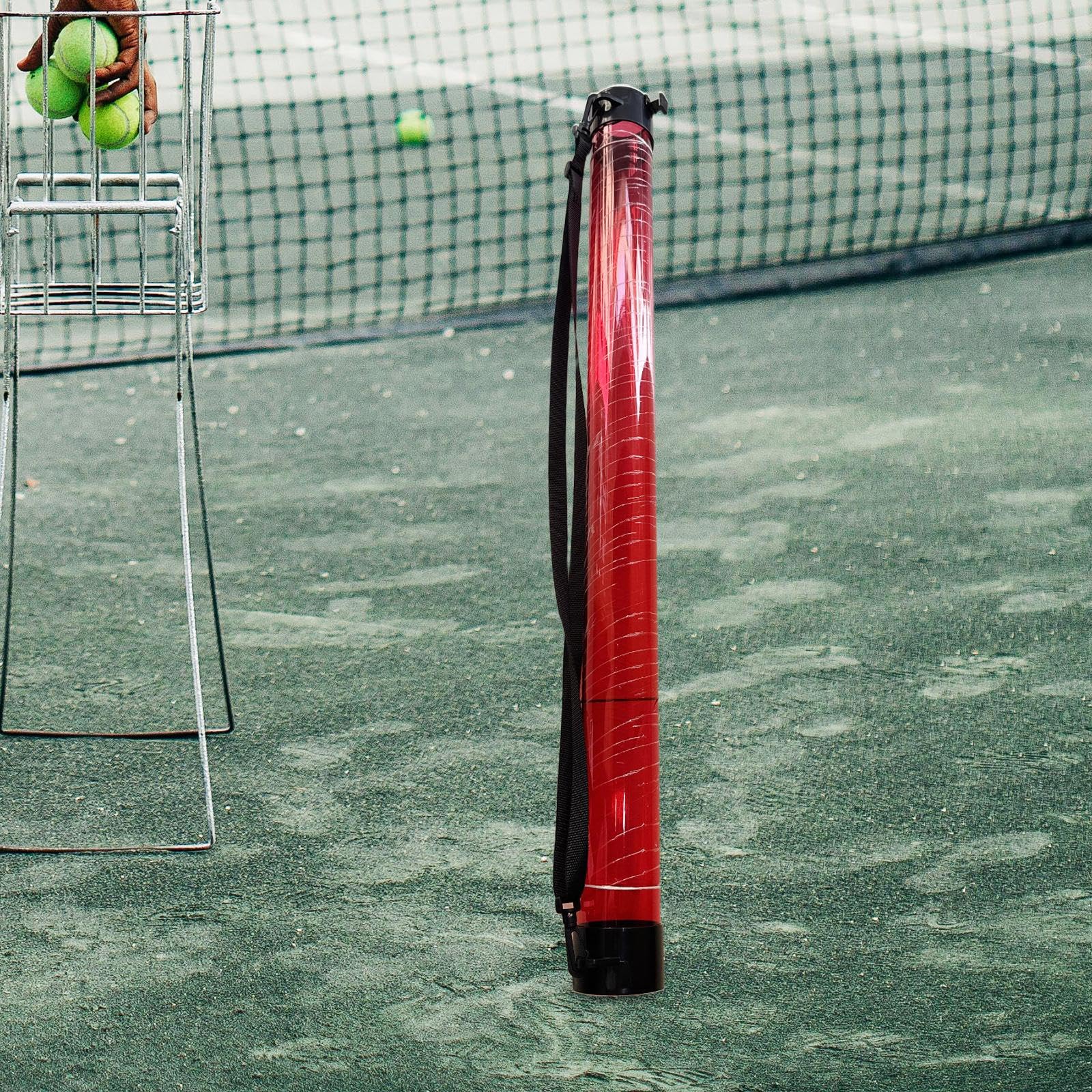 Raccogli Palline da Tennis, Tubo, Supporto Leggero E Portatile, Raccogli Palline da Pickleball per Allenamento in Club, Viaggi E attività All'aper