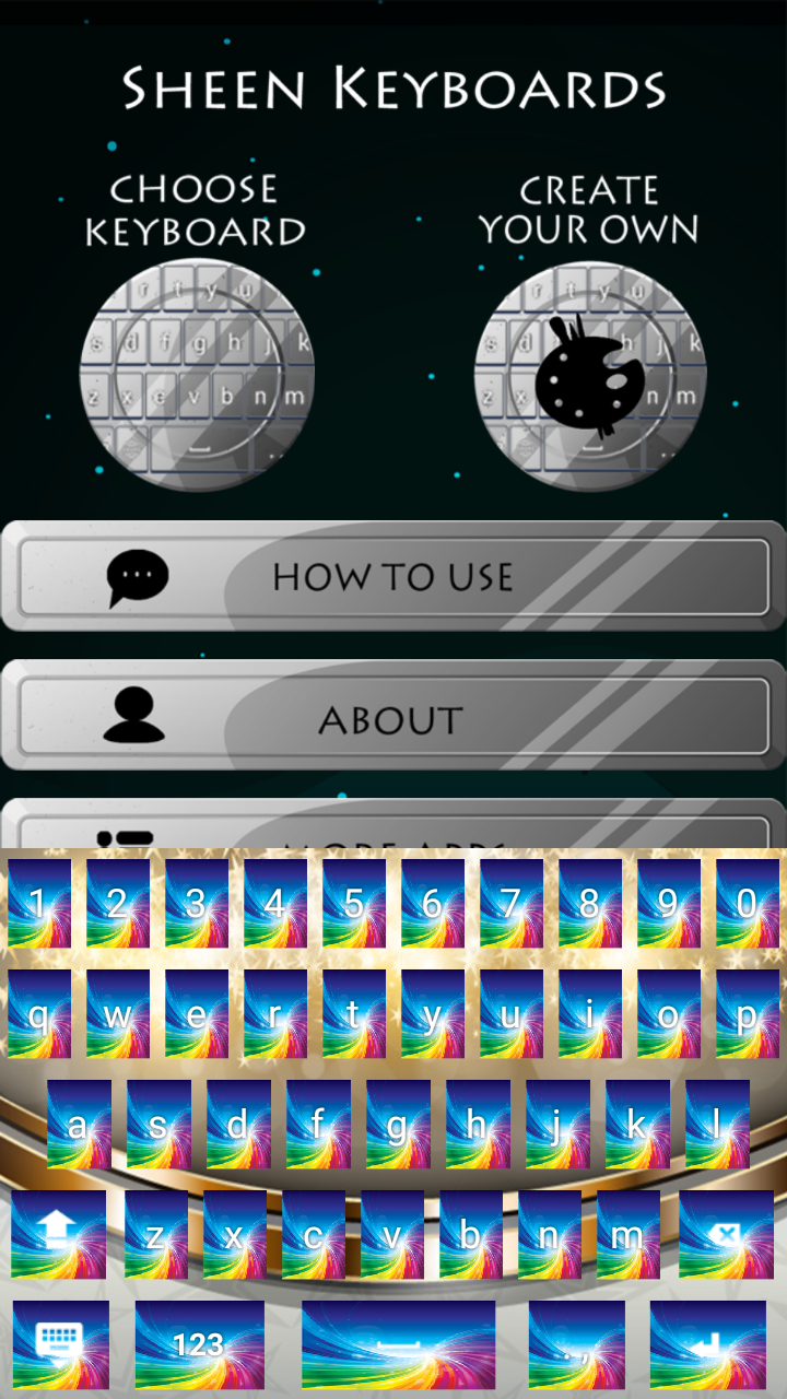 Sheen Keyboard Sheen Keyboards - App on Amazon Appstore