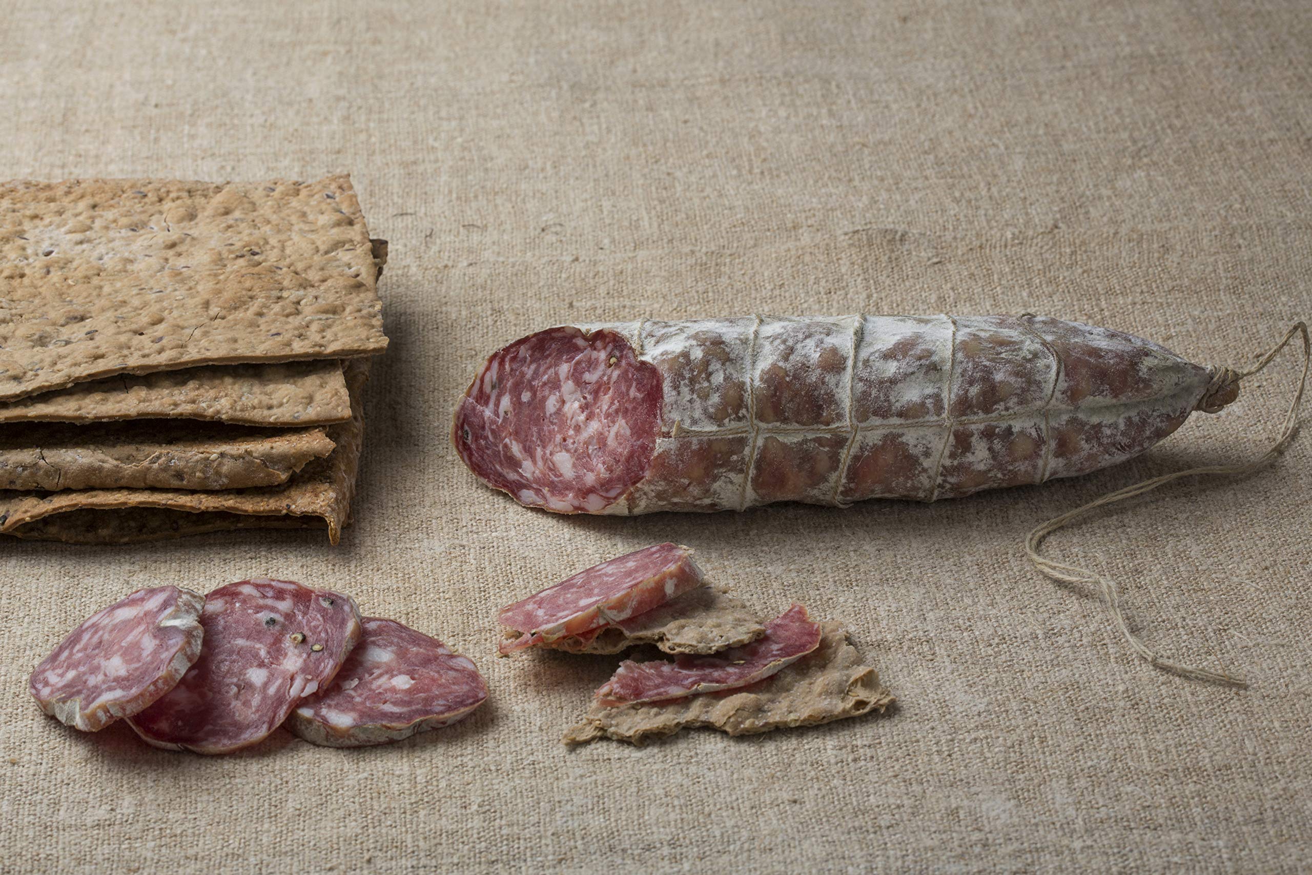 Salame Gran Filetto, Saucisson de filet de porc avec bande, Salumi Pasini, 700gr