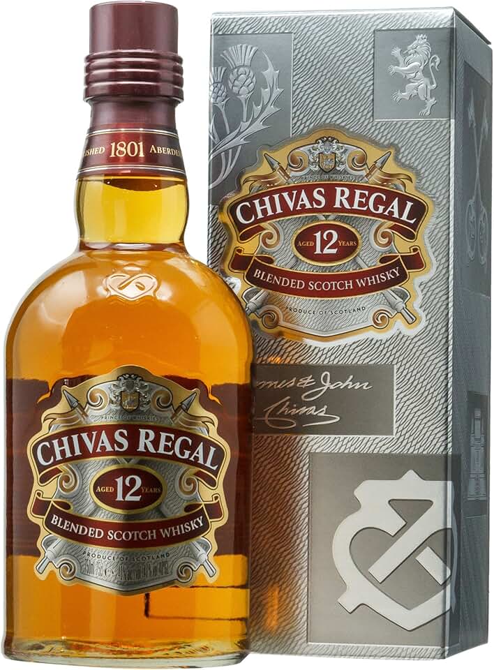 Whisky Chivas Regal 12 anos Blended Escocês - 750 ml