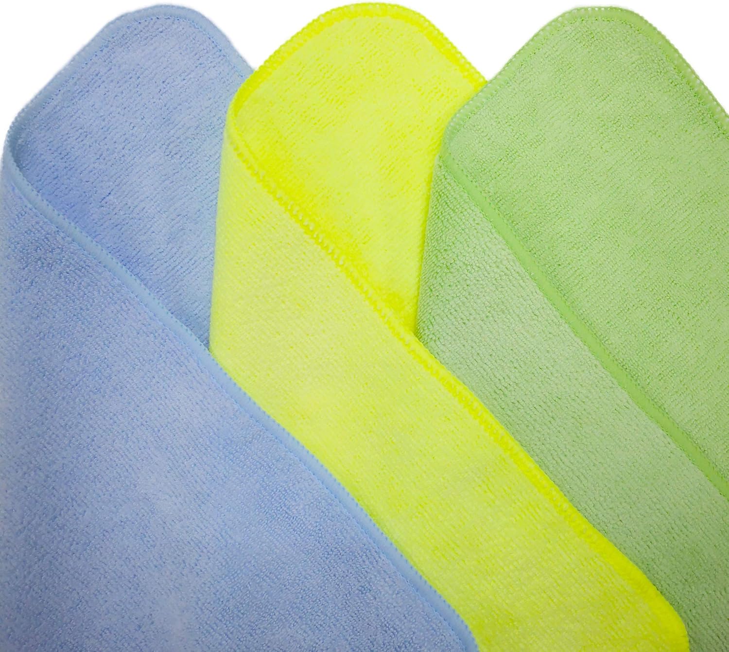 POLYTE Microfiber Cleaning Cloth (12x16, 12 Pack, Premium)