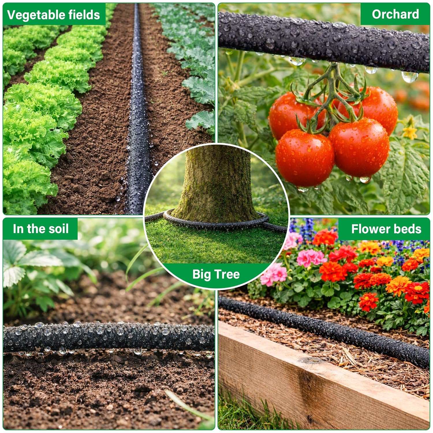 210Ft Soaker Hose Kits