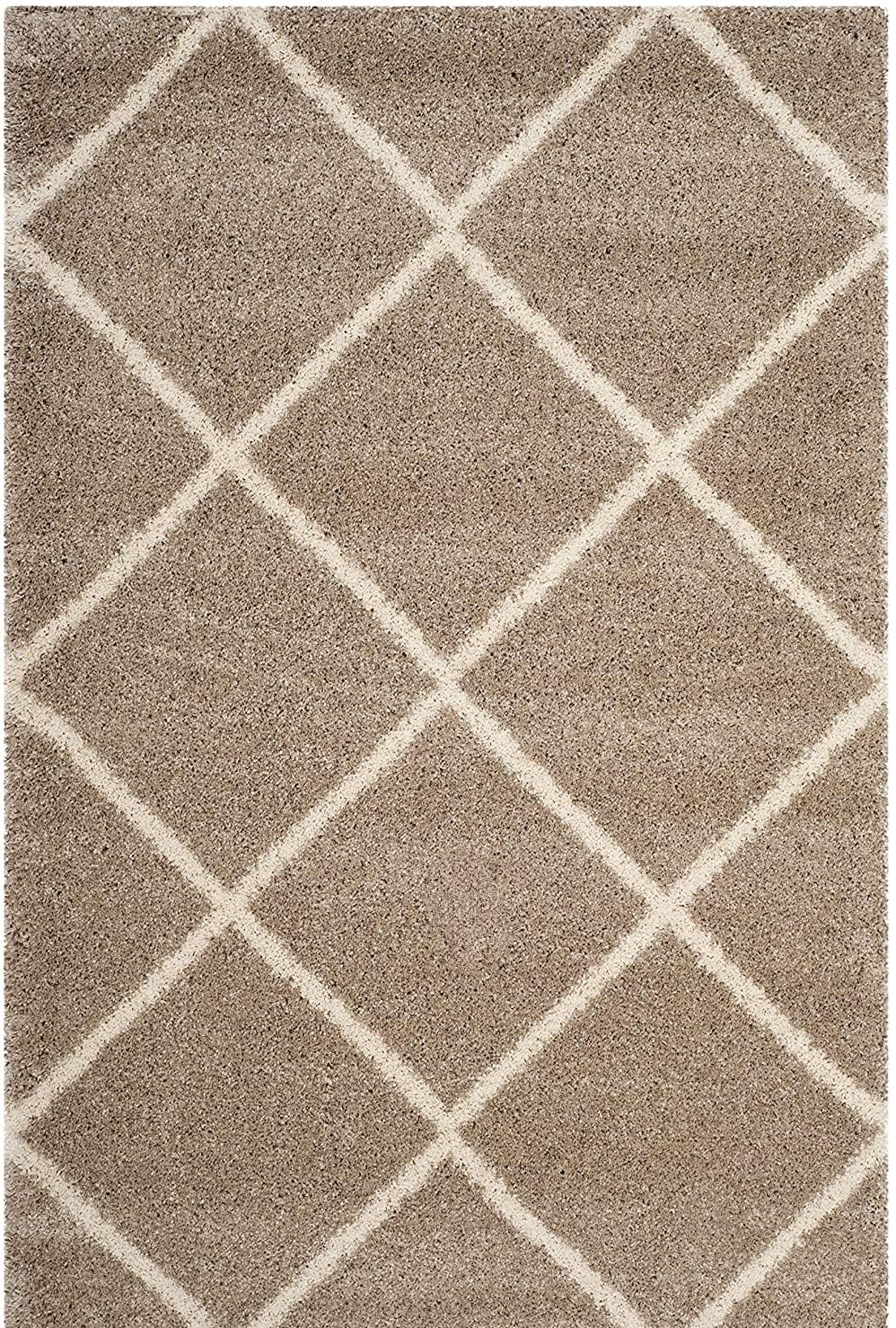 AROMICK® Soft Fluffy Large Shaggy Carpet Area Rugs for Living Room, Shaggy Floor Carpet for Bedroom, Kids Home Decor Rugs, Cute Luxury Non- Slip (2 x 3 Feet, Beige Ivory Box) 4