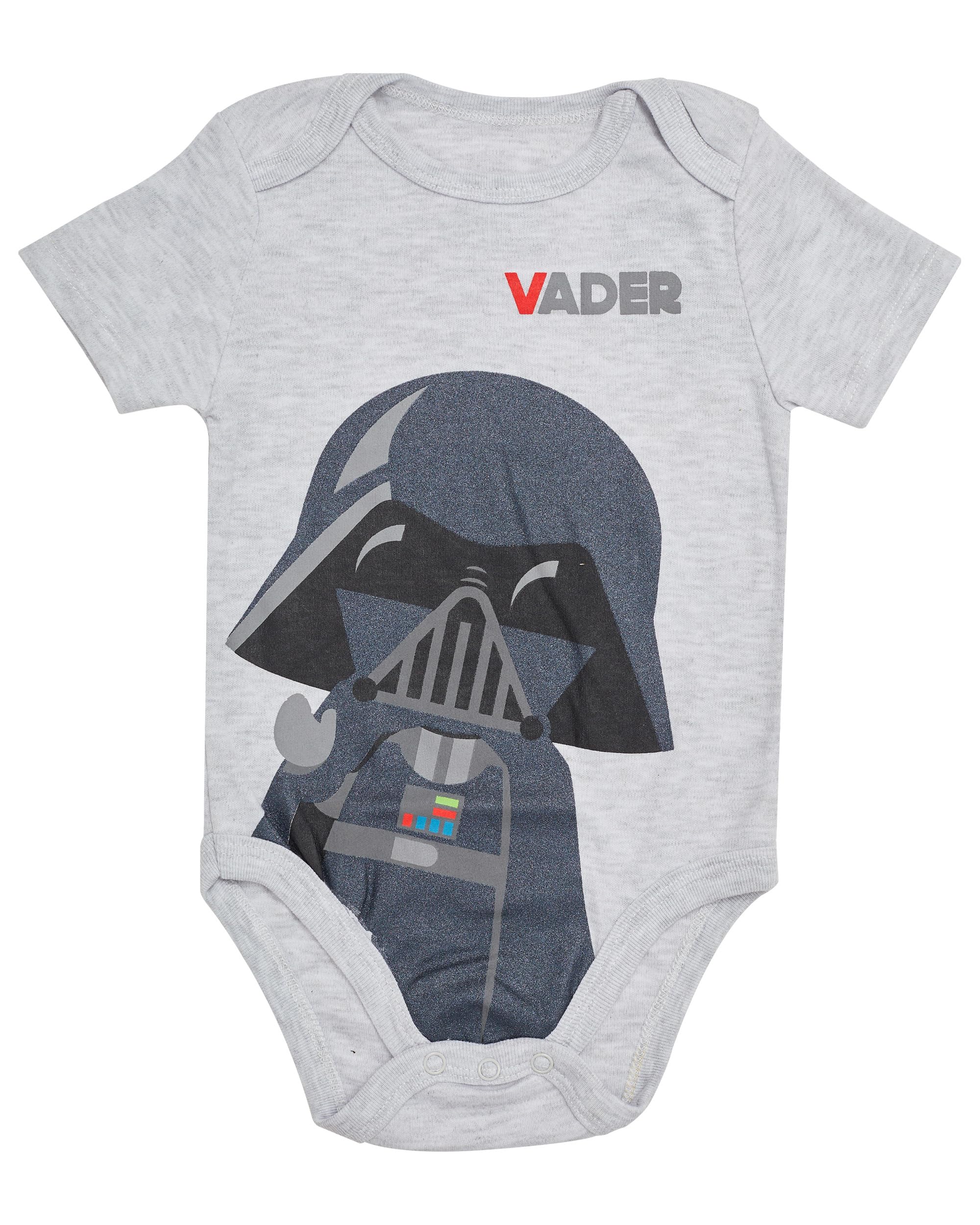 STAR WARS Baby-Body, 5er-Pack, Baby-Bodys mit Darth Vader, Boba Fett, Yoda, C-3PO, R2-D2