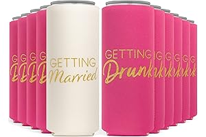 11 Pack Neoprene Slim Can Sleeves: Bachelorette Party Favors