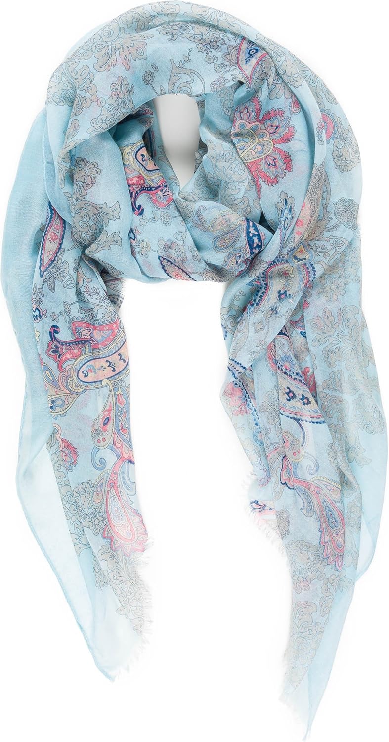 Scarf for Women Lightweight Geometric Fashion Fall Winter Scarves Shawl Wraps (NF148-9) at  Women’s Clothing store