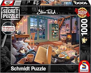 Comprar Schmidt Spiele 59655 Im Ferienhaus, Teile Secret Puzzle (1000 Piezas), diseño de casa de Vacaciones, Multicolor