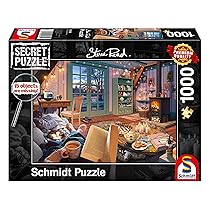 Schmidt Puzzle 1000 pièces : Puzzle Secret : Maison de vacances