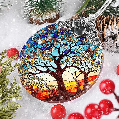 Miniatura 3 de Adorno de árbol de la vida, adorno de Navidad de Jocidea árbol de la vida, regalo de adorno de árbol de la vida, recuerdo de vacaciones, relleno de