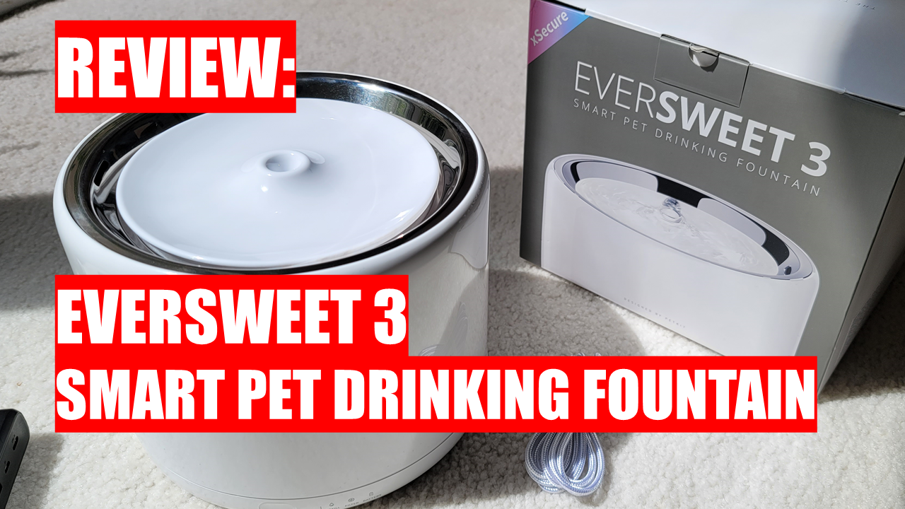 Watch REVIEW&colon; PETKIT EverSweet 3 - Smart Pet Drinking