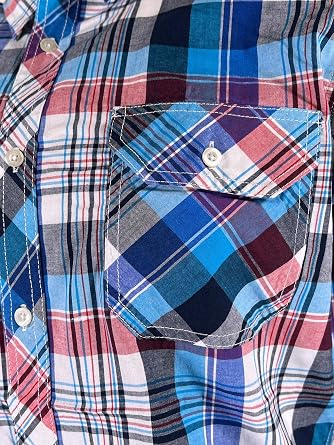 Raw State Affliction Men's Button Down Shirt Outwear Multi Color