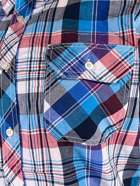 Raw State Affliction Men's Button Down Shirt Outwear Multi Color