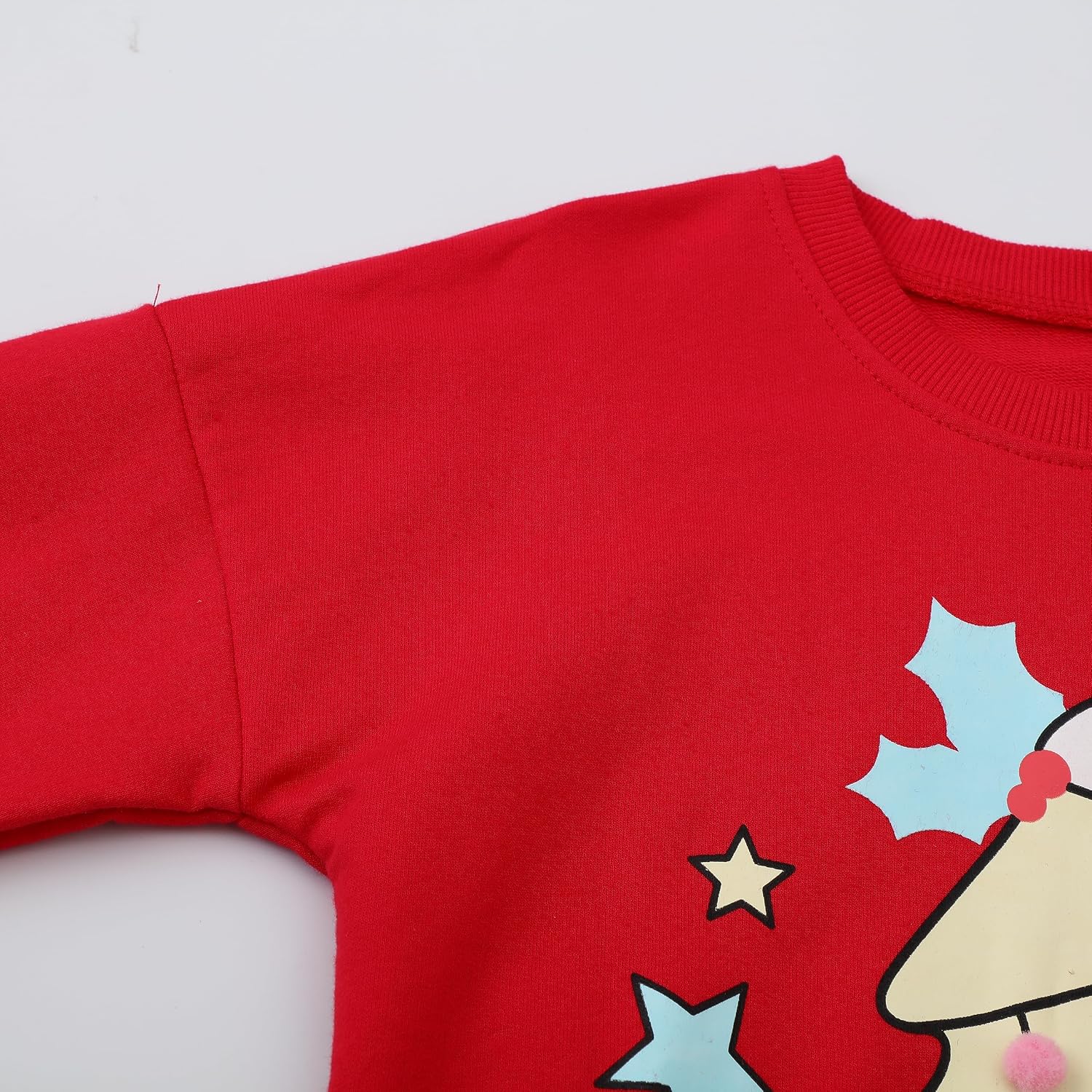 HILEELANG Toddler Girl Sweatshirts Cotton Casual Crew Neck Long Sleeve Tops Pullover Sweater Shirt