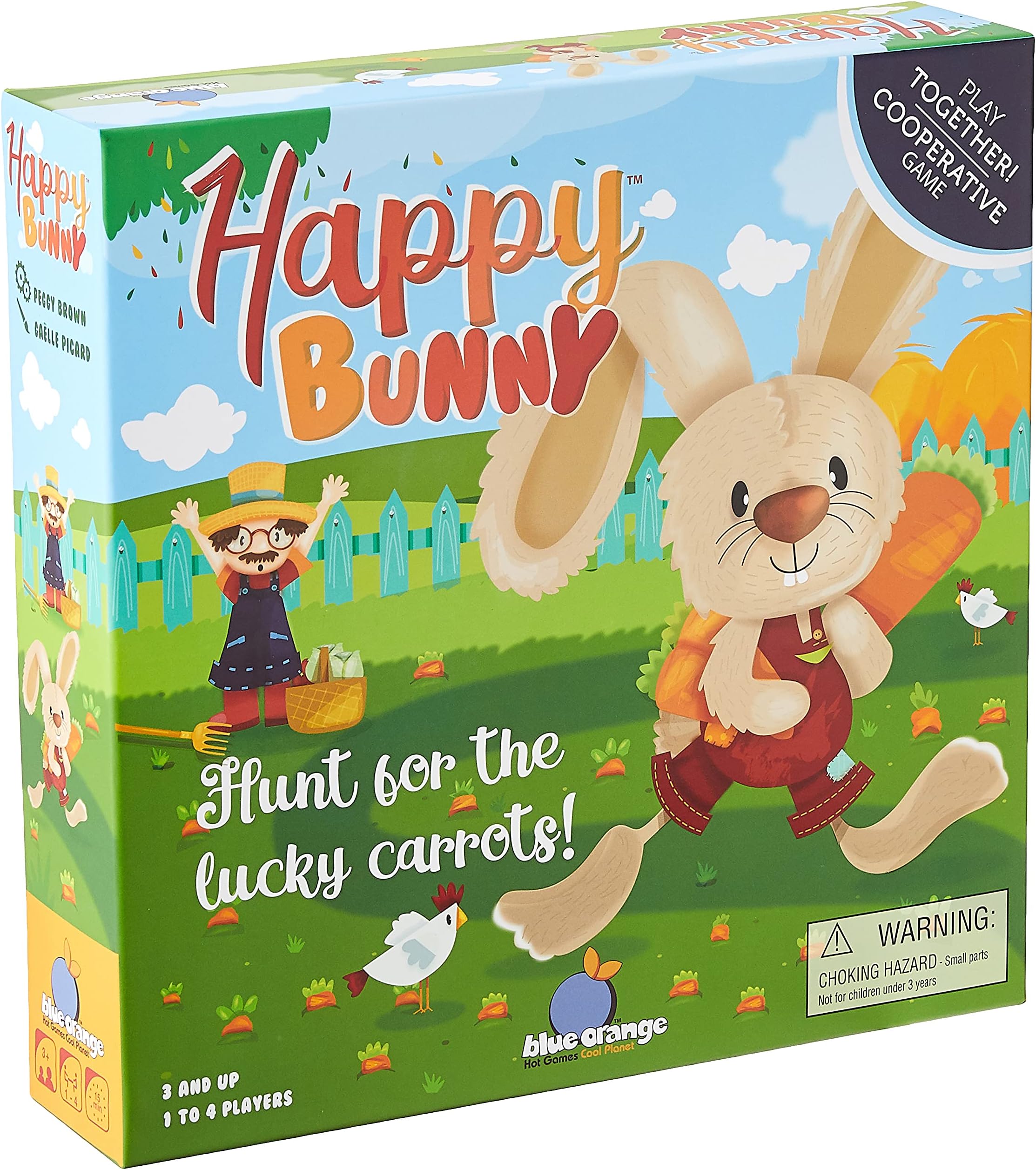 Blue Orange Happy Bunny Cooperative Kids Game