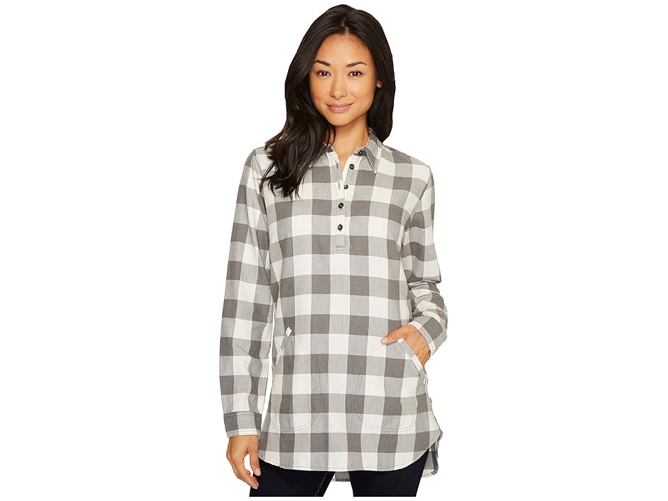 

Royal Robbins Jackson Plaid Tunic (Creme) Women's Clothing