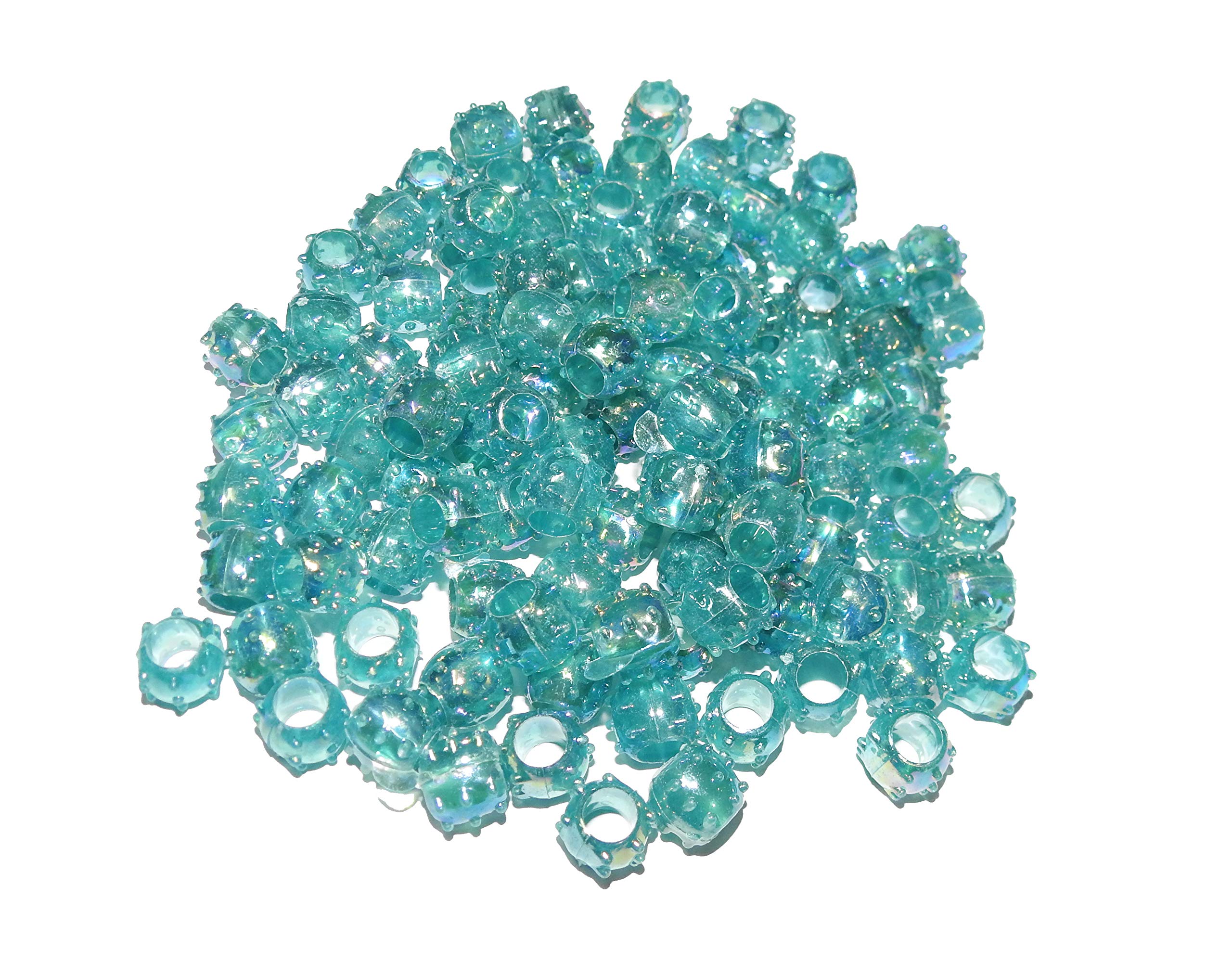 Style Up Fancy Crystal Beads for Making Macrame Jhula, Macrame Toran, Macrame Jhumar, Bracelate, Necklace, Macking Other Crafting Designs (100)