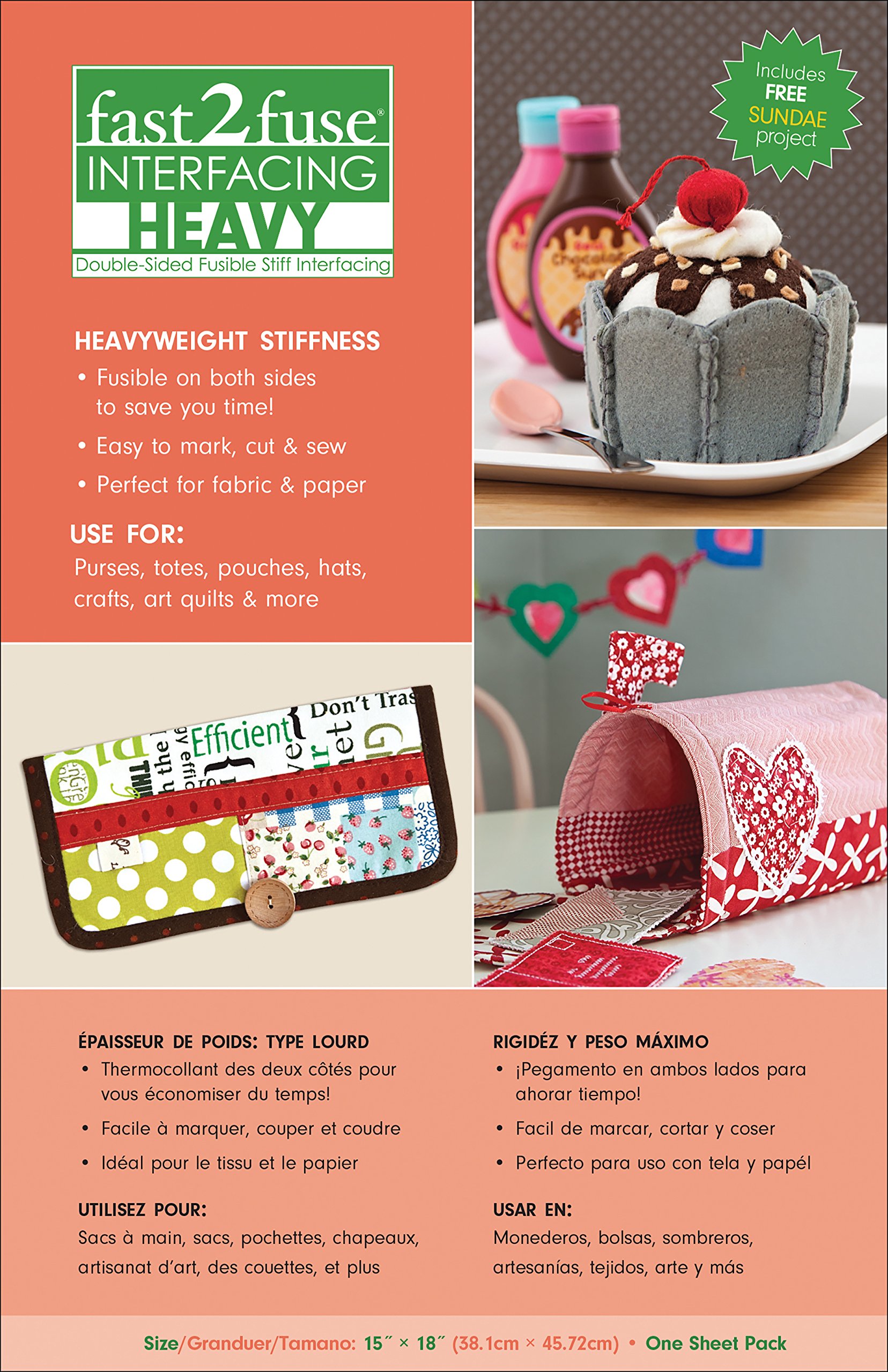 fast2fuse HEAVY Pack 15""x 18"