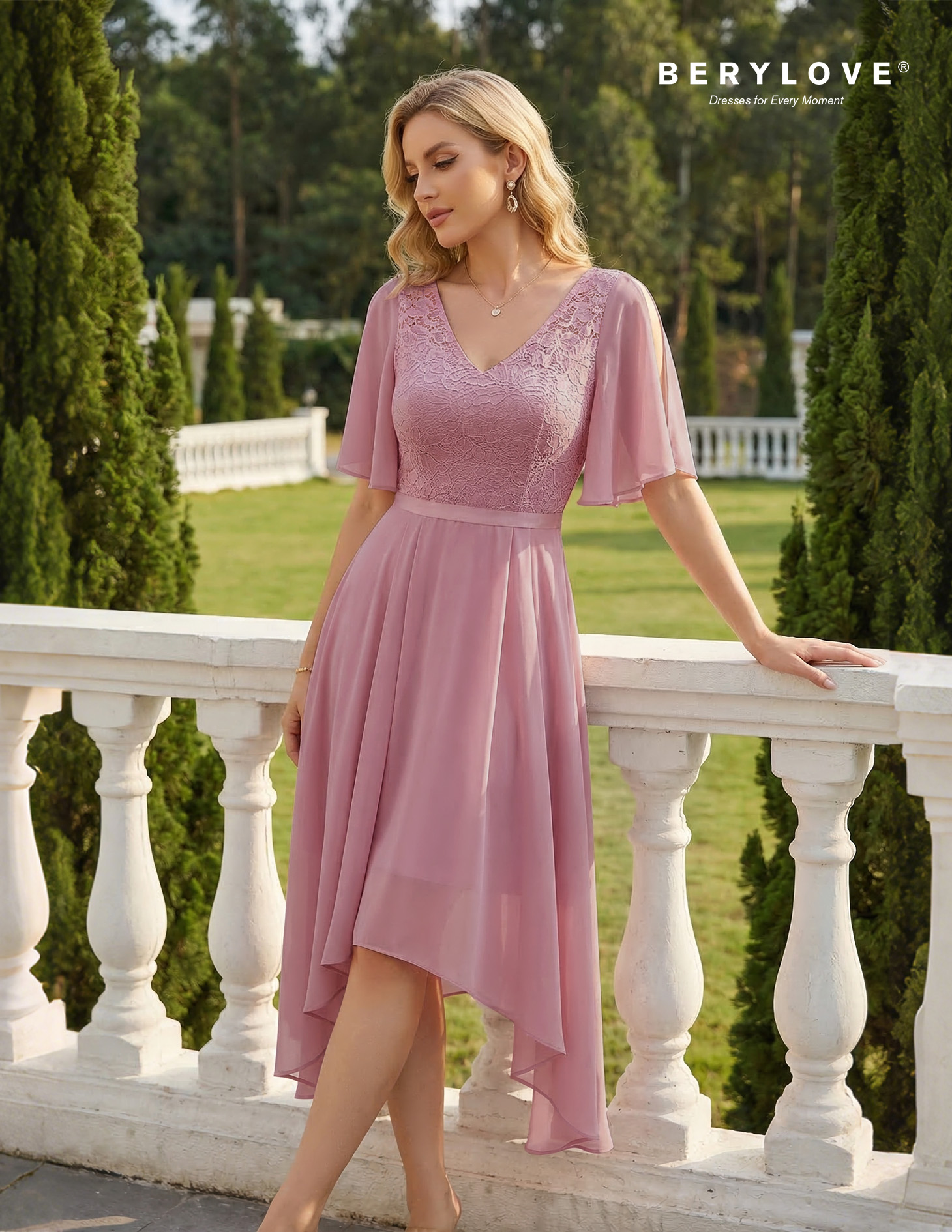 sachin and babi light blue dress Amazon.com: BeryLove Prom Formal Cocktail Evening Dresses Bridesmaid  Wedding Guest V Neck Flutter Sleeve Lace Chiffon Long Gowns 7057 Blush XS :  Clothing, Shoes & Jewelry