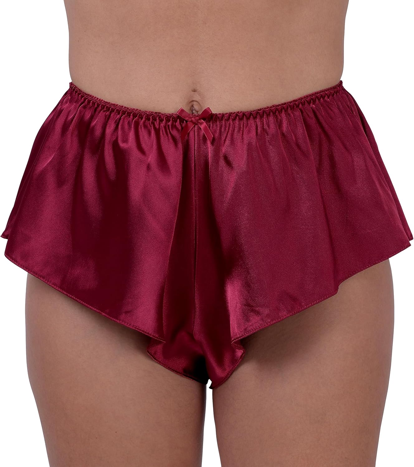 Satini Women's Satin Fluted French Skirt Shorts Knickers Briefs Panties - Image 8