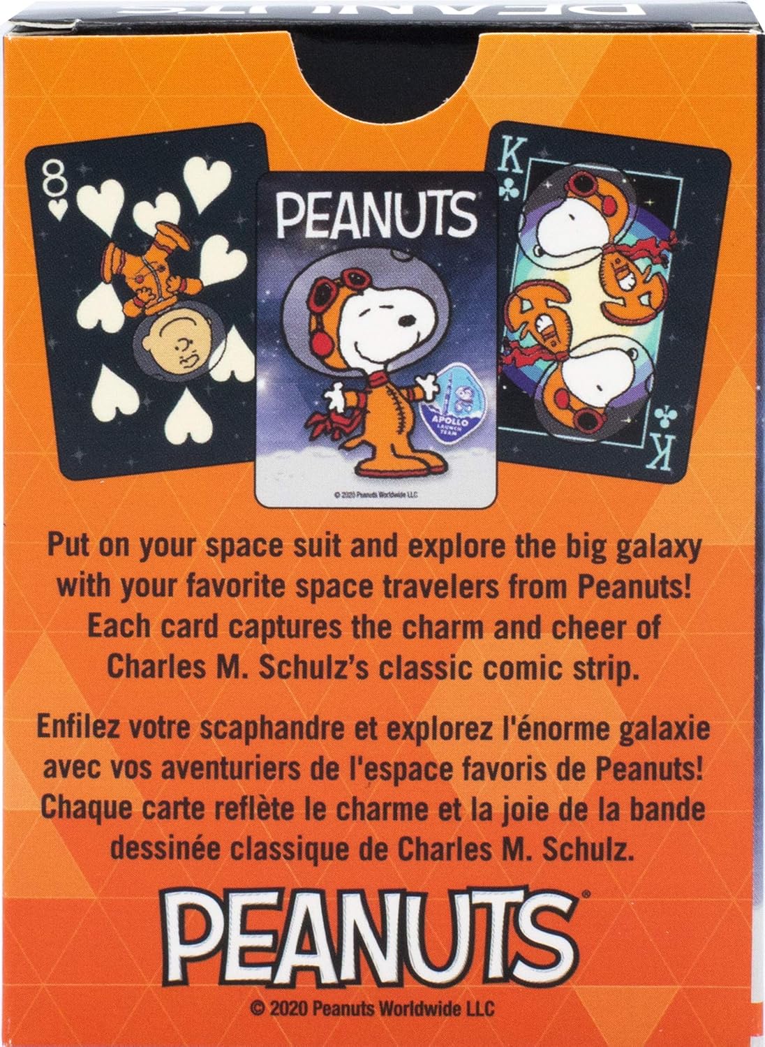 AQUARIUS Peanuts Snoopy in Space Playing Cards - Deck for Your Favorite Card Games - Officially Licensed Merchandise & Collectibles