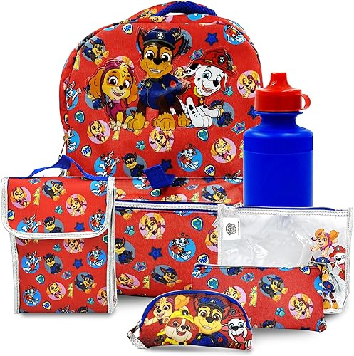 Miniatura 7 de Juego de mochila de 16 pulgadas para niñas y niños, mochila escolar para niños de jardín de infantes y primaria con accesorios para la escuela,