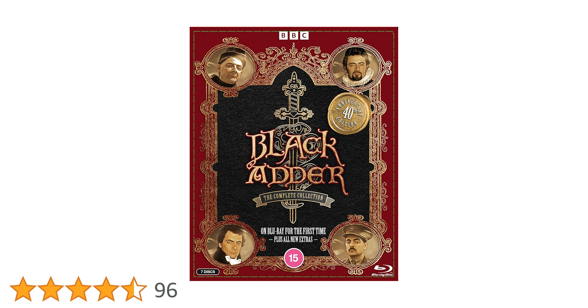 (未使用･未開封品)Black Adder Set [DVD] Blackadder: Remastered - The Ultimate Edition (Box Set) [DVD