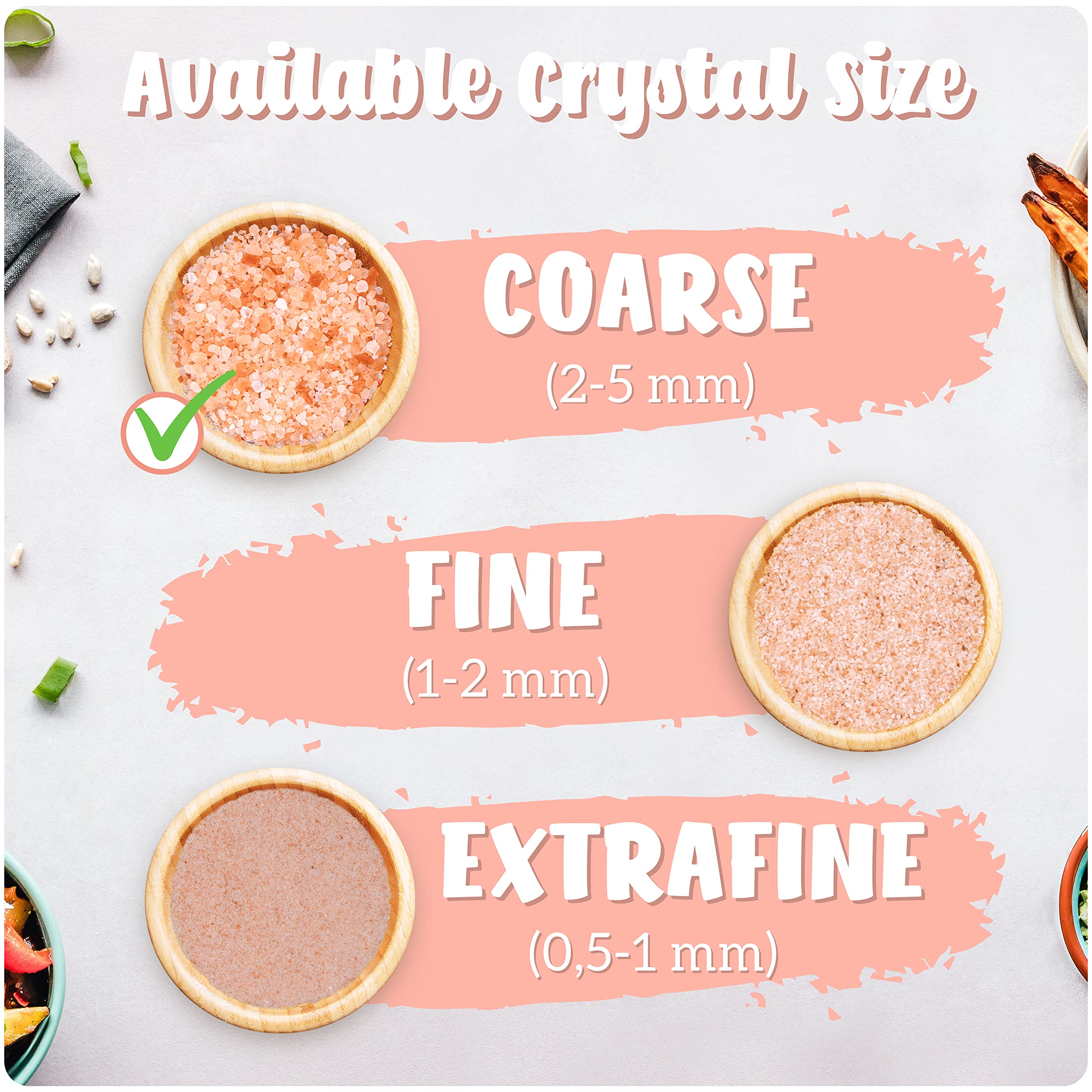 Nortembio Sel Rose de l’Himalaya 3 kg Gros Grain (2–5 mm) Origine Pakistan – Sel Minéral Naturel Non Raffiné pour Usage Culinaire + eBook de Recettes Offert