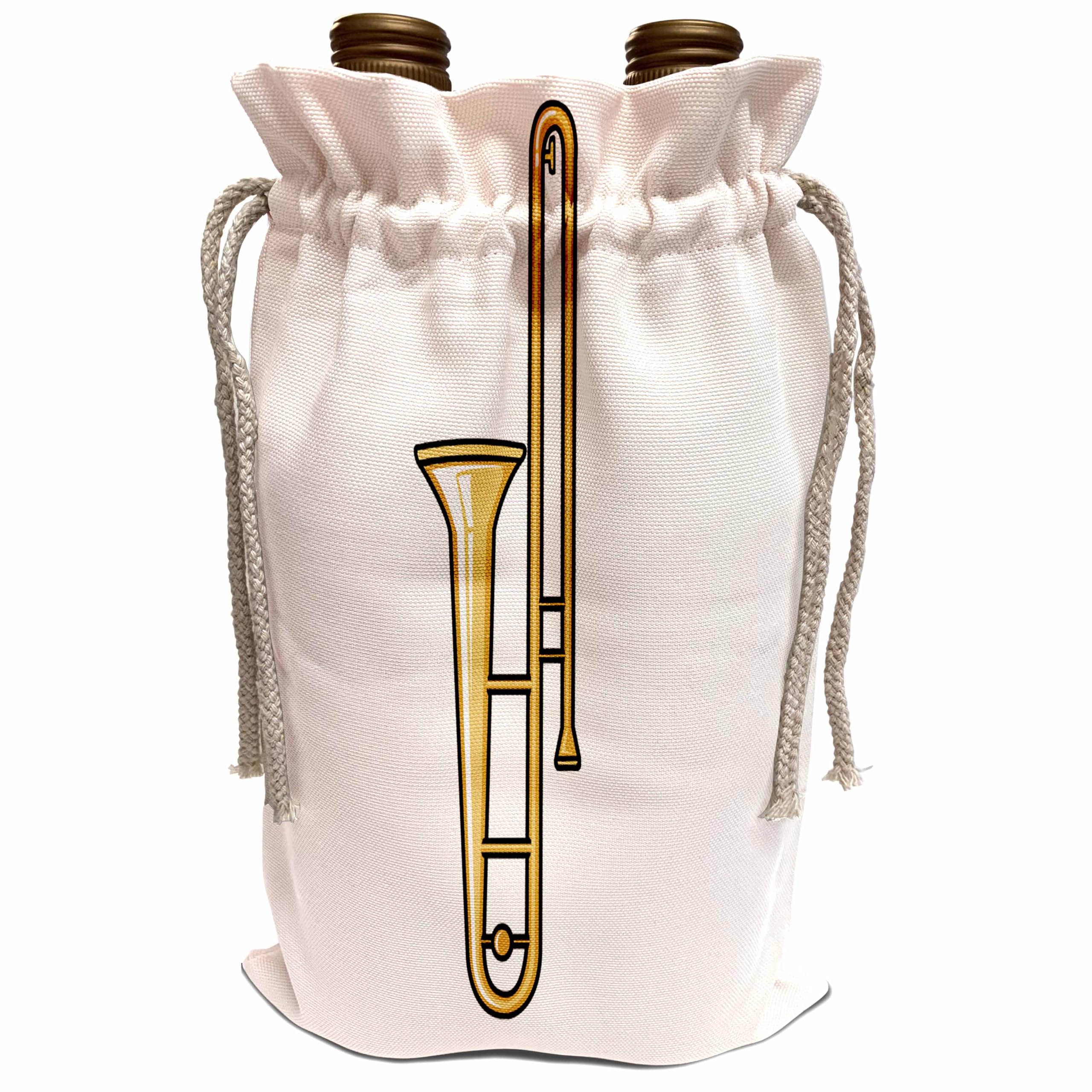 Wine Bag - trombone upright graphic Music