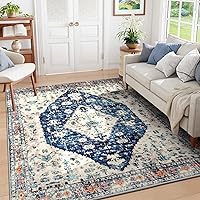 Vista 97 de Lahome Alfombra de camino de cocina lavable con diseño tribal bohemio de 2 x 8 pies, alfombra suave para pasillos, antideslizante, estilo vintage