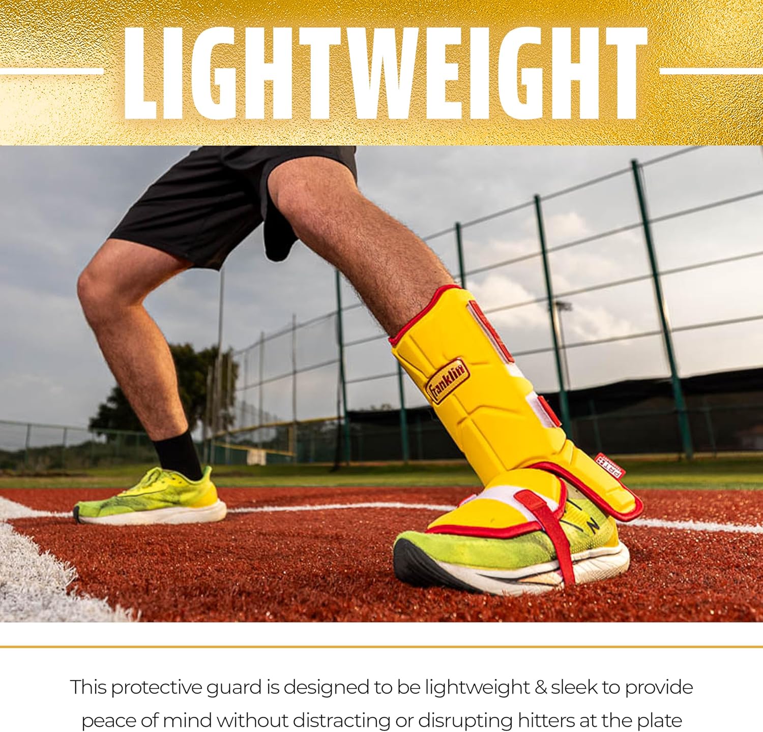 Franklin Sports Baseball + Softball Leg Guard - PRT Series Adult - Protective Leg + Ankle Guard + Toe Plate - One Size