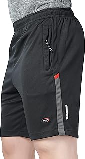 Berge' Men's Instadry Dryfit Polyester Lightweight Soft Fabric Long Shorts With Secure Zipper Pockets for Casual Sports, R... Price In India