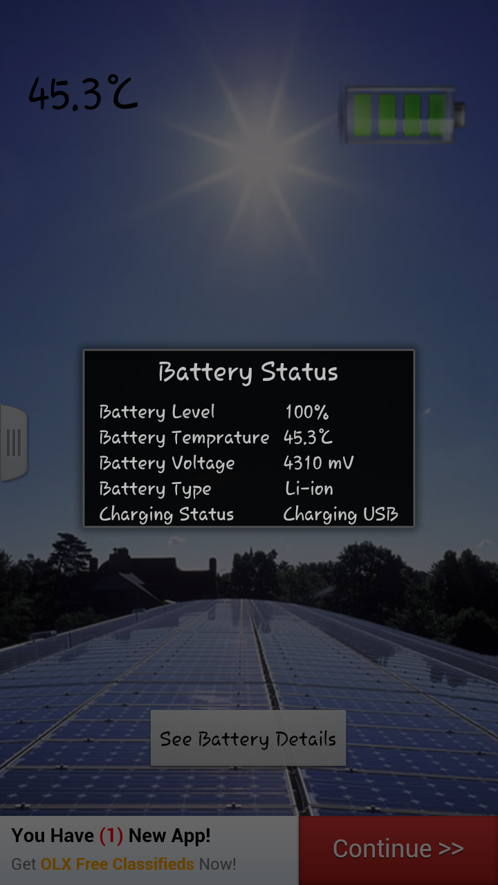 Solar Charger App on Amazon Appstore