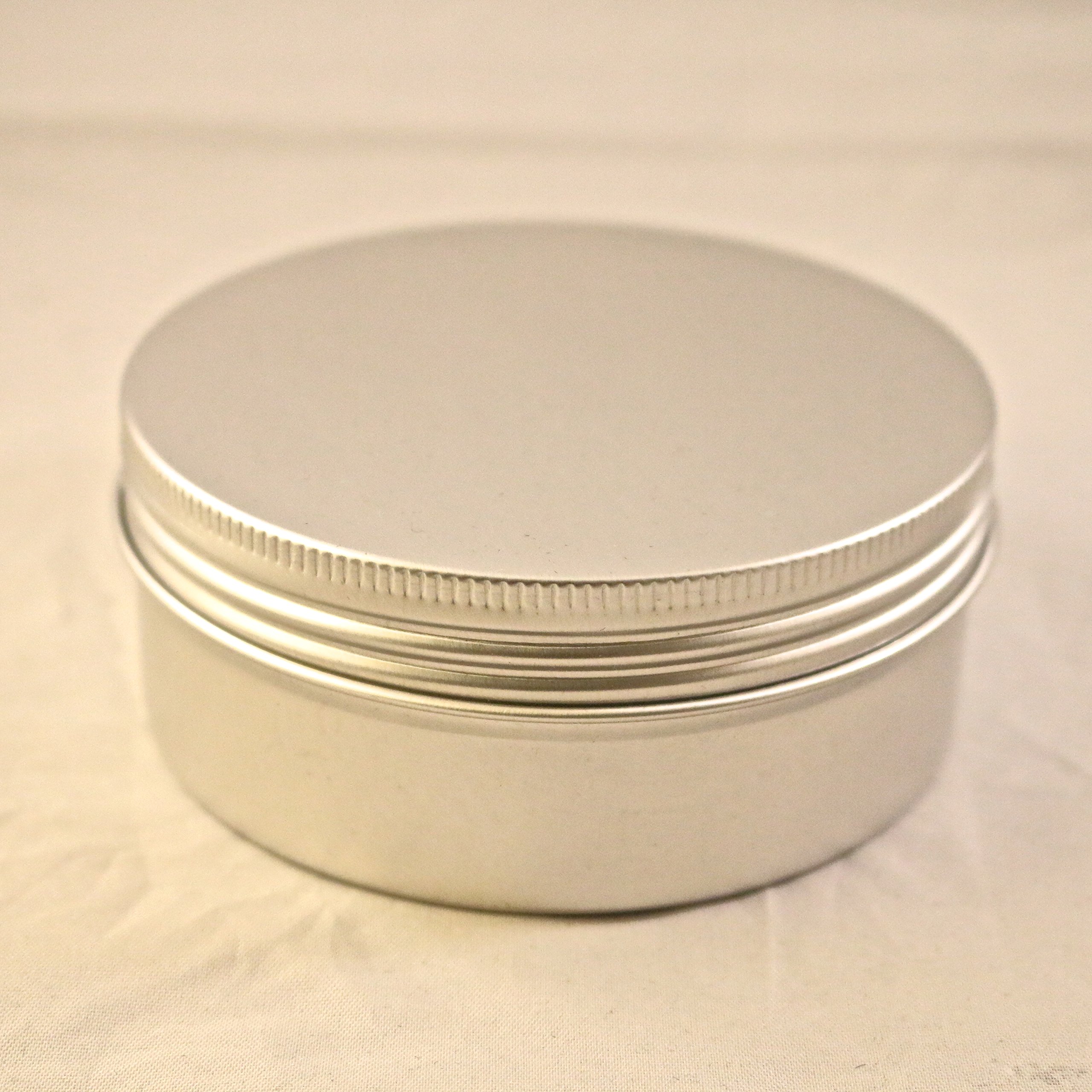 Screw Top Round Tins 4oz, Storage Tins, Candle Tins, Tea Tins, Bead Tins (24)