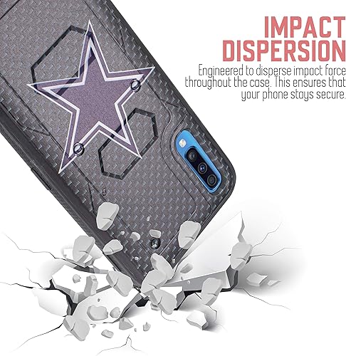 Miniatura 6 de Funda para Samsung Galaxy A70 con protector de pantalla integrado, resistente y resistente, funda de armadura resistente de cuerpo completo clip